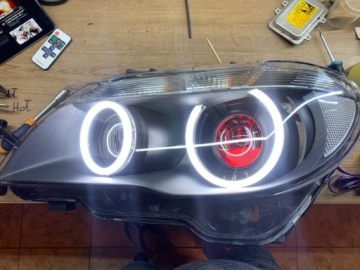 Хлопковые белые светодиодные кольца BMW E36 E38 E39 E46 Белые дневные сильные DRL TOP