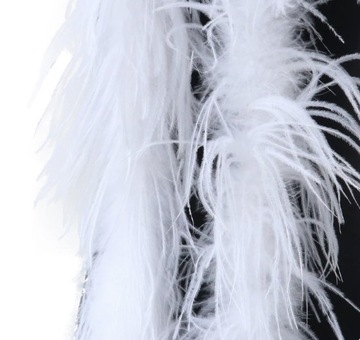 Boa - pióra strusia długość BIAŁY 2m