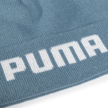 PUMA Mid Fit Beanie CZAPKA ZIMOWA niebieska logo