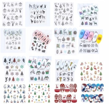 Наклейки на воду «Снежинка» H42