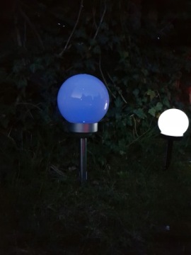 Садовый светильник SOLAR BALL встраиваемый COLD LED
