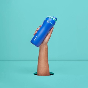 Неоновая бутылка для воды Basil Owala Twist из нержавеющей стали