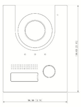 Панель IP WIDEODOMOFON BCS-PAN1702S-S с камерой