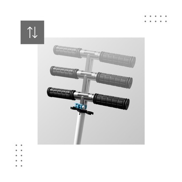 Самокат ДЕТСКИЙ Складной Tulano Rookie 40 Белые светодиодные колеса