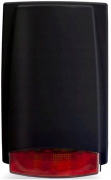 Syrena Sygnalizator zewnętrzny MR300RL 12V LED Czarny