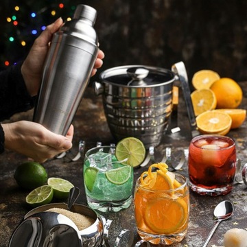 Бармен ШЕЙКЕР ДЛЯ НАПИТКОВ для коктейлей Шейкер SATIN НЕРЖАВЕЮЩАЯ СТАЛЬ 750 мл