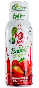 Сироп для газировки FruttaMax STRAWBERRY LIGHT, карбонизатор 500 мл на 12л