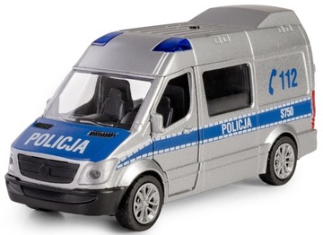 DAFFI POLICJA ŚWIATŁO DZWIĘK NAPĘD WSTECZNY METAL