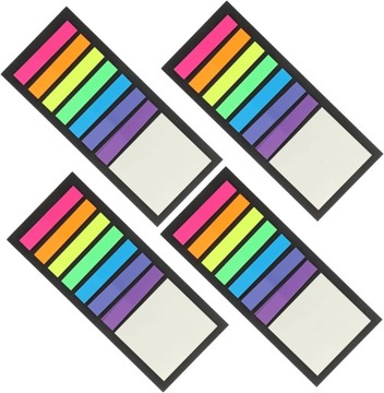 3 шт. 4 ультратонких индексных наклейки, закладки, лента с подсветкой