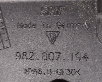 PORSCHE 718 982 CAYMAN VÝZTUHA NÁRAZNÍKU PRAVÝ ZADNÍ 982807148 982825730