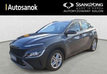 Hyundai Kona I Crossover Facelifting 1.0 T-GDI 120KM 2021 Hyundai Kona Hyundai Kona Salon Polska Serwis A.S.O Bezwypadkowy 1-Wl.