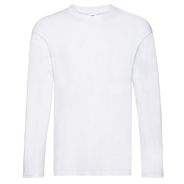 ФУТБОЛКА С ДЛИННЫМ РУКАВОМ - ФРУКТЫ - белая 3XL