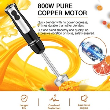 Блендер, набор ручного блендера 5 в 1.