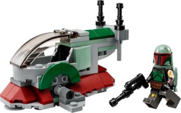 LEGO Star Wars 75396 Лодка для пустыни и яма Сарлакк 75344 Микроистребитель Бобы