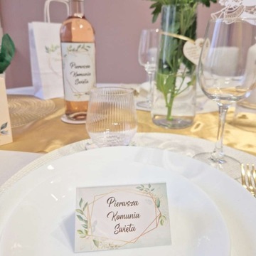 ВИНТАЖНЫЕ карточки на стол для гостей ПРИЧАСТИЕ 10 шт.