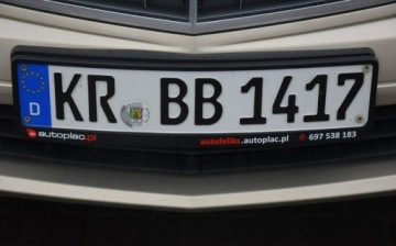 Mercedes Klasa C W204 Limuzyna 1.6 180 K BlueEFFICIENCY 156KM 2009 Mercedes-Benz Klasa C 1.6B Kompresor Skora Navi Xenon 2 KPL KOL Serwis Zad, zdjęcie 8