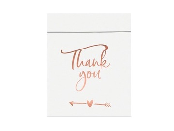 TOREBKI NA SŁODYCZE THANK YOU 6 SZT. PANIEŃSKI