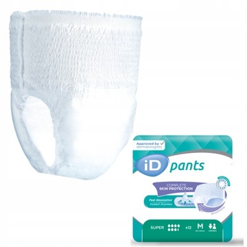 Majtki CHŁONNE dla DOROSŁYCH iD PANTS SUPER r.M