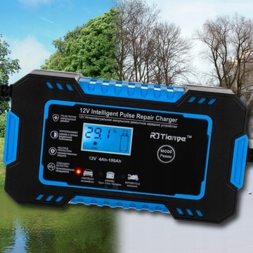 АВТОМАТИЧЕСКИЙ ИНТЕЛЛЕКТУАЛЬНЫЙ ВЫПРЯМИТЕЛЬ ЗАРЯДНОЕ УСТРОЙСТВО LCD 12V 6A