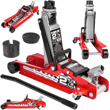 НИЗКОПРОФИЛЬНЫЙ ГИДРАВЛИЧЕСКИЙ ПОДЪЕМНИК 2,5 Т НИЗКАЯ FROG 2X РЕЗИНОВЫЙ ДОМКРАТ 2,5