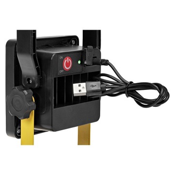 Беспроводная перезаряжаемая светодиодная рабочая лампа с USB-разъемом.