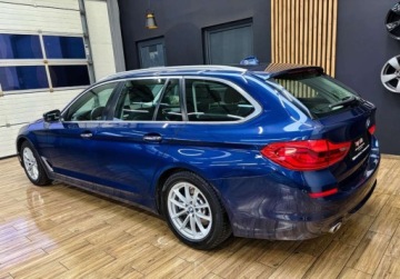 BMW Seria 5 G30-G31 Touring 520d 190KM 2018 BMW Seria 5 2.0D 190KM navi gwarancja LED AUTOMAT bezwypadkowy, zdjęcie 9