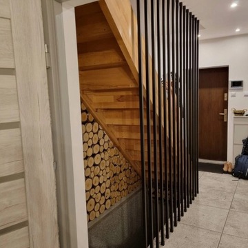 Профиль стальной квадратный труба черный RAL 25х25х2мм 100см для арфовой балюстрады