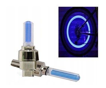 #370 ВЕЛОСИПЕДНЫЕ ВЕНТИЛЯЦИИ С ПОДСВЕТКОЙ, СИНИЕ, 2 ШТ.