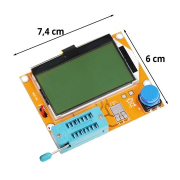 LCR-T4 ЦИФРОВОЙ RLC ТЕСТОР ТРАНЗИСТОРОВ ДЛЯ ДИОДНЫХ КОНДЕНСАТОРОВ NPN