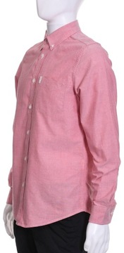 BEN SHERMAN różowa koszula melanż OXFORD M k 40