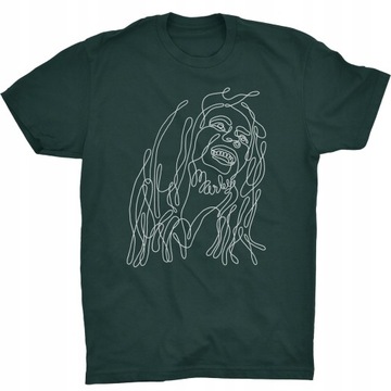 Bob Marley Koszulka Reggae Rastafari Marihuana