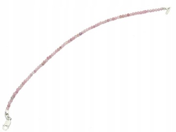 Bransoletka-turmalin 0,2 cm - srebro 925