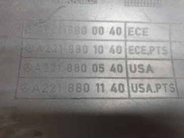 MERCEDES S TŘÍDA 221 05-09 NÁRAZNÍK PŘEDNÍ