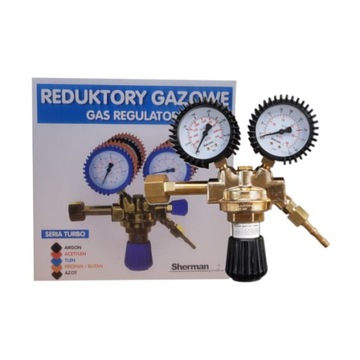 REDUKTOR ARGON CO2 SHERMAN RB-Ar/CO2 2 MANOMETRY