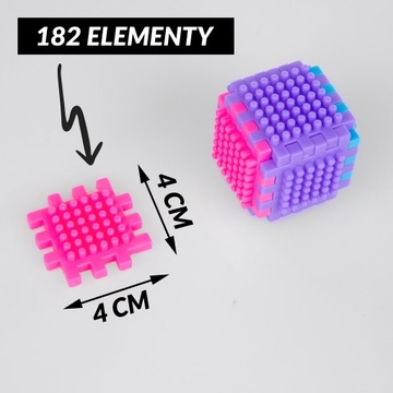 KLOCKI MINI WAFFLE WAFLE EDUKACYJNE KONSTRUKCYJNE KONSTRUKTOR BLOCK 182 ele