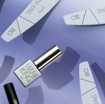 Пилочка для ногтей Crescent Boat 180/240 Бумага Mani King 500 шт.