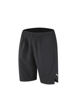 Короткие спортивные велосипедные шорты для езды на велосипеде, ЧЕРНЫЕ, 2 КАРМАНА, светоотражатели, L