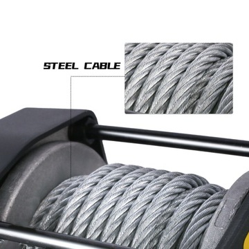 ЛЕБЕДКА ДЛЯ квадроцикла QUAD X-BULL 3000 1,36 Т ПЛУГ 12 В