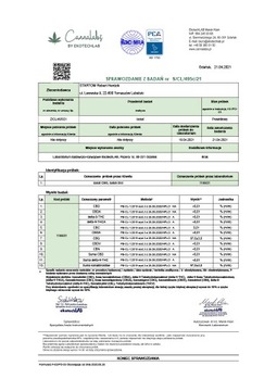 Изолят, кристаллический каннабигерол CBG.
