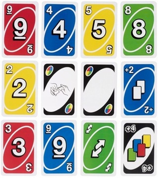 Карточная игра UNO FAMILY, набор из 108 КЛАССИЧЕСКИХ ИГРОВЫХ КАРТ.