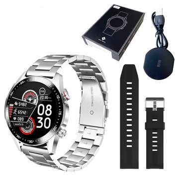Smartwatch męski zegarek krokomierz rozmowy menuPL