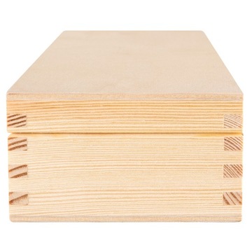 Деревянный ящик с замком, 24х10,5х5,7см.