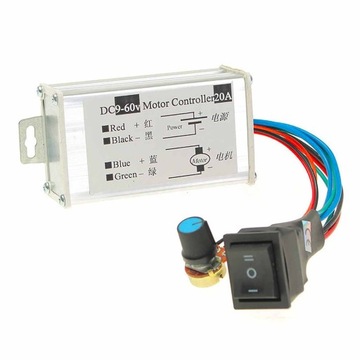 Regulator PWM obrotów silnika lewo prawo 9-60V 20A