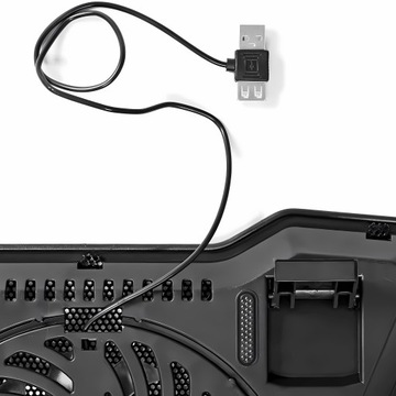 ОХЛАЖДАЮЩАЯ ПОДСТАВКА ДЛЯ НОУТБУКА со светодиодной подсветкой USB