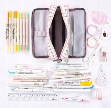 ШКОЛЬНЫЙ ПЕНАЛ, ТРЁХОТДЕЛЕННЫЙ НАБОР JUNIOR