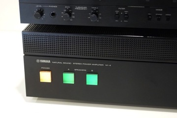 Końcówka mocy Yamaha M-4 Przedwzmacniacz Yamaha C-4