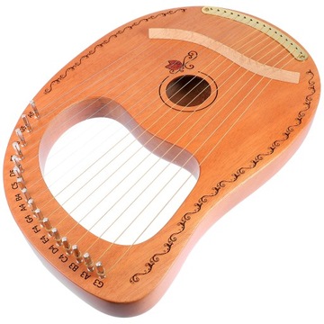 1 КОМПЛЕКТ ПОРТАТИВНОЙ HARPY, ПРАКТИЧЕСКОЙ 16-СТРУННОЙ ЛИРЫ