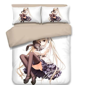 КОМПЛЕКТ ПОСТЕЛЬНОГО БЕЛЬЯ С УЗОРОМ АНИМЕ YOSUGA NO SORA KASUGANO SORA
