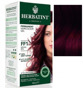 HERBATINT FARBA DO WŁOSÓW - CZERWIEŃ HENNY FF1