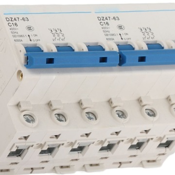 Dual Power Circuit Breaker DIN Guide Rail Micro Interlock 3P+3P 6000A Manua